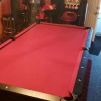 8ft Brunswick Black Pooltable