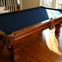 Pool Table Maple Burlwood 8 ft Professional